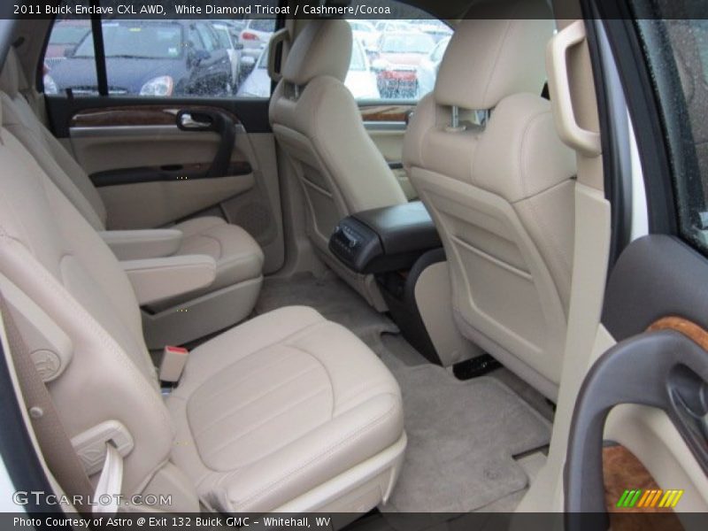 White Diamond Tricoat / Cashmere/Cocoa 2011 Buick Enclave CXL AWD