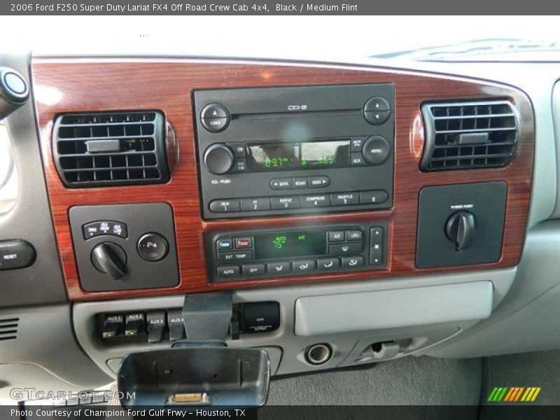 Black / Medium Flint 2006 Ford F250 Super Duty Lariat FX4 Off Road Crew Cab 4x4