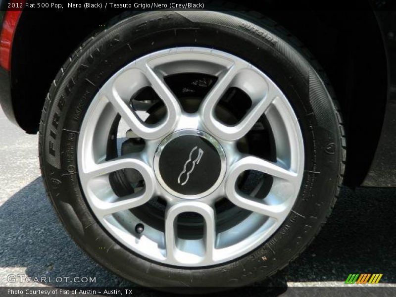 Nero (Black) / Tessuto Grigio/Nero (Grey/Black) 2012 Fiat 500 Pop