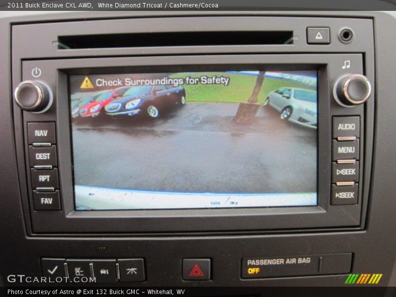 White Diamond Tricoat / Cashmere/Cocoa 2011 Buick Enclave CXL AWD