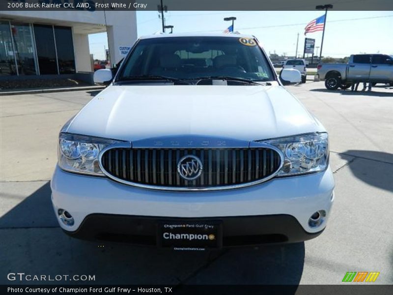 Frost White / Gray 2006 Buick Rainier CXL AWD