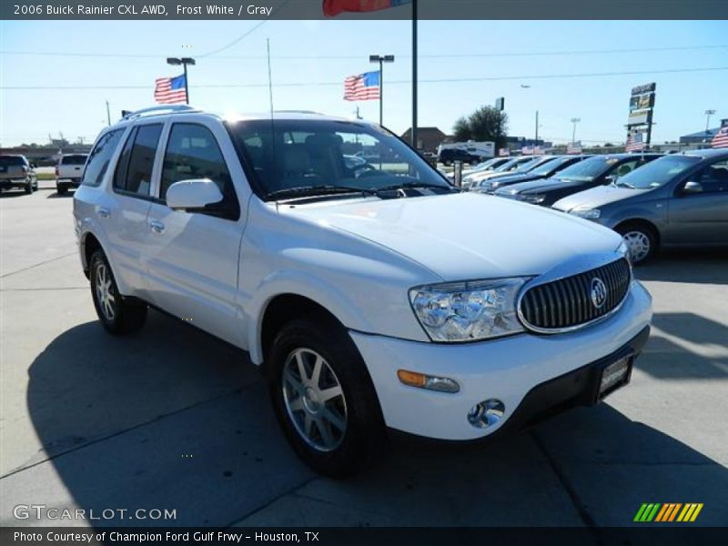 Frost White / Gray 2006 Buick Rainier CXL AWD