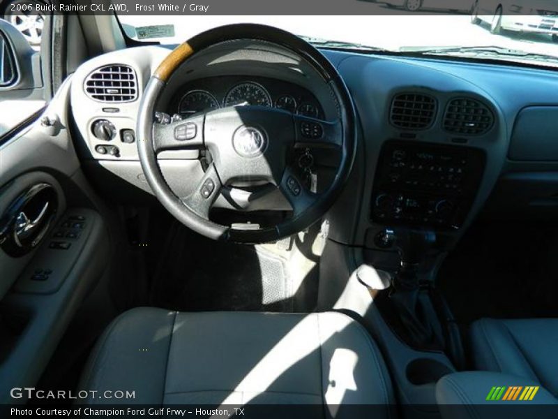 Frost White / Gray 2006 Buick Rainier CXL AWD