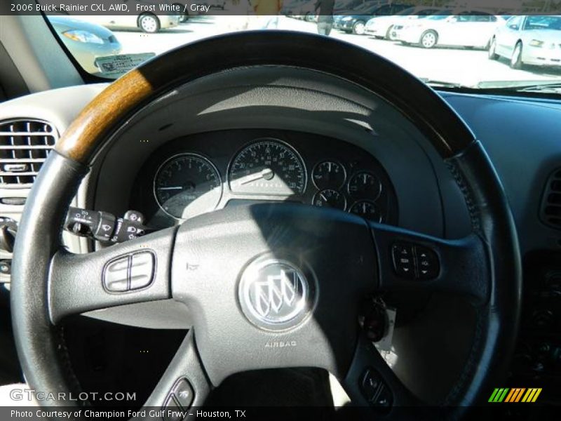 Frost White / Gray 2006 Buick Rainier CXL AWD