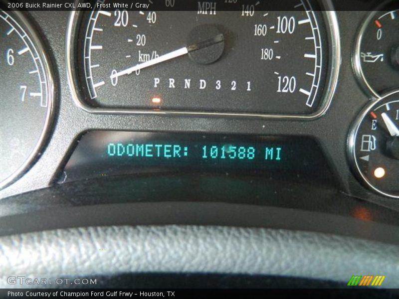 Frost White / Gray 2006 Buick Rainier CXL AWD
