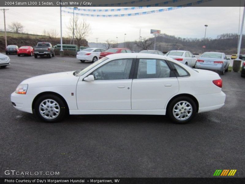 Cream White / Gray 2004 Saturn L300 1 Sedan