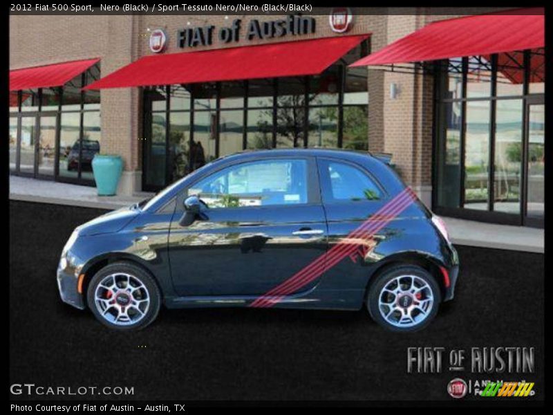 Nero (Black) / Sport Tessuto Nero/Nero (Black/Black) 2012 Fiat 500 Sport