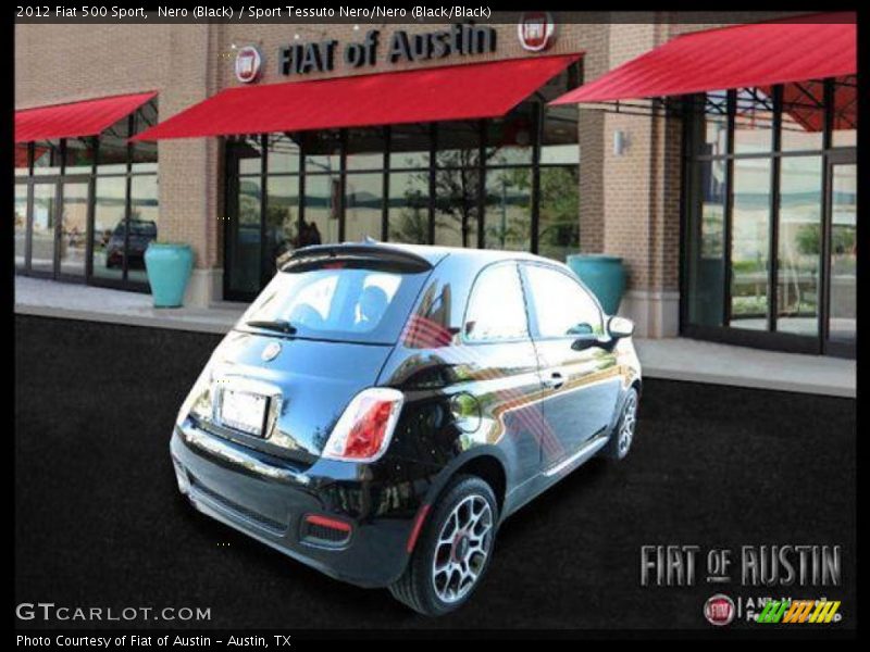 Nero (Black) / Sport Tessuto Nero/Nero (Black/Black) 2012 Fiat 500 Sport