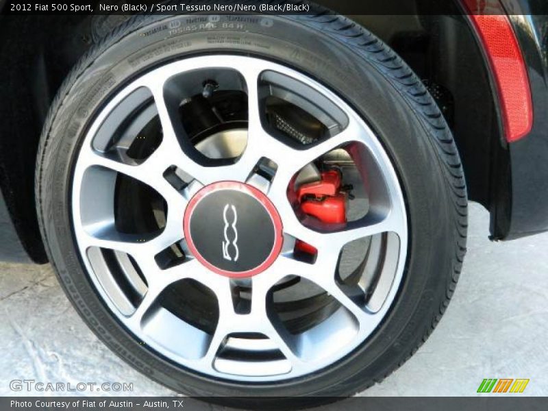 Nero (Black) / Sport Tessuto Nero/Nero (Black/Black) 2012 Fiat 500 Sport