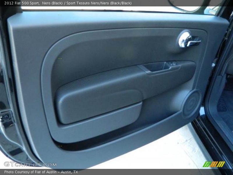 Nero (Black) / Sport Tessuto Nero/Nero (Black/Black) 2012 Fiat 500 Sport