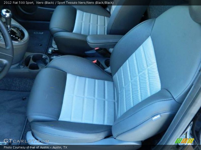 Nero (Black) / Sport Tessuto Nero/Nero (Black/Black) 2012 Fiat 500 Sport
