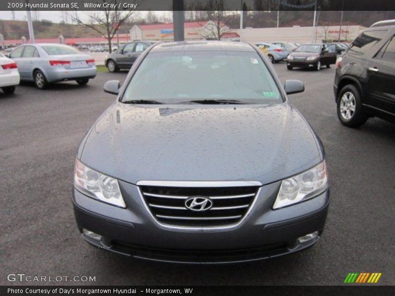 Willow Gray / Gray 2009 Hyundai Sonata SE