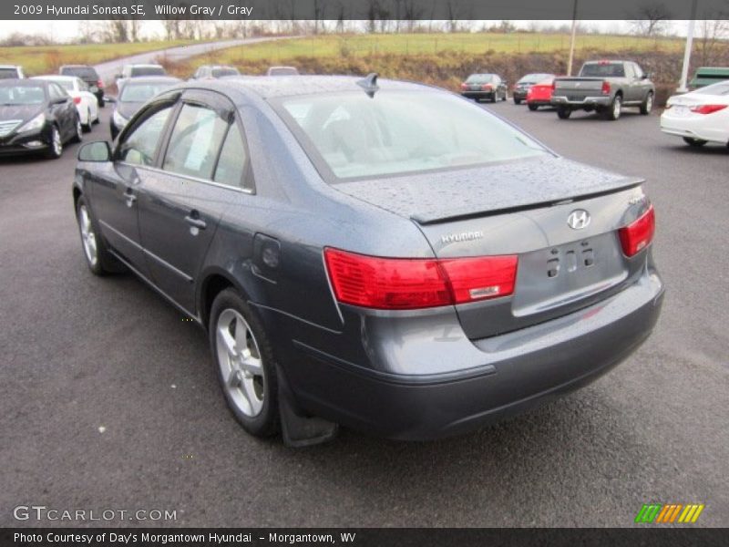 Willow Gray / Gray 2009 Hyundai Sonata SE