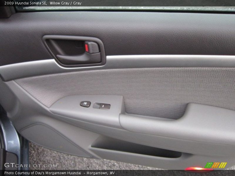 Willow Gray / Gray 2009 Hyundai Sonata SE