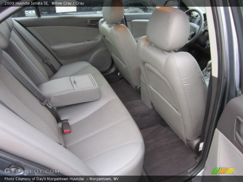 Willow Gray / Gray 2009 Hyundai Sonata SE