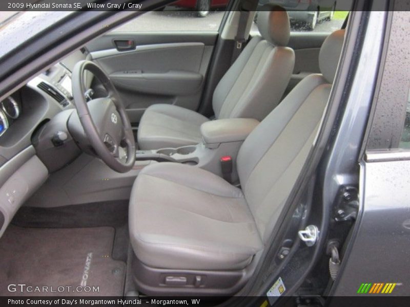 Willow Gray / Gray 2009 Hyundai Sonata SE