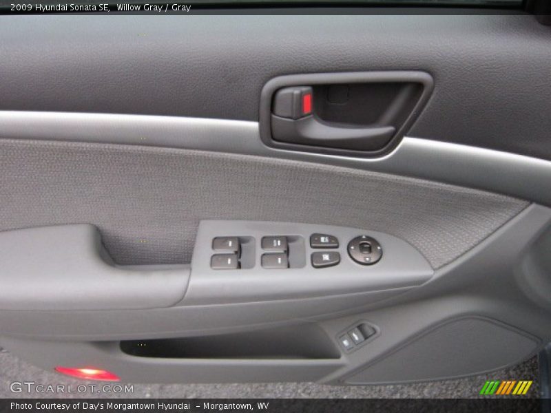Willow Gray / Gray 2009 Hyundai Sonata SE