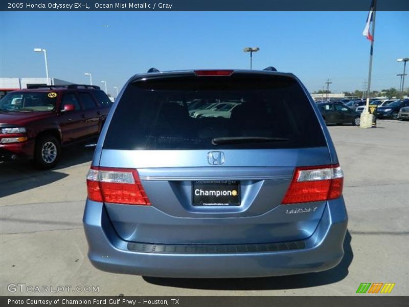 Ocean Mist Metallic / Gray 2005 Honda Odyssey EX-L