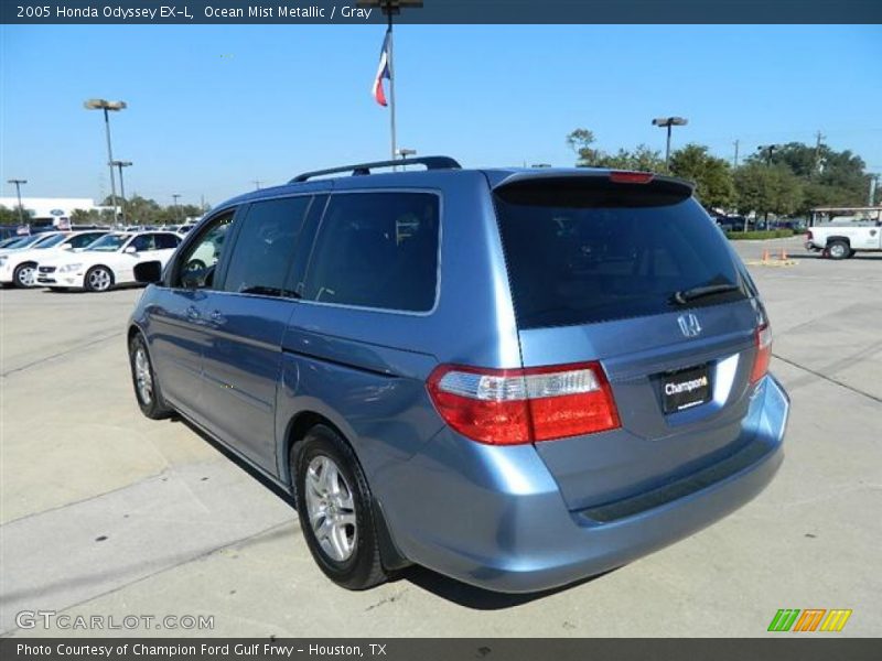 Ocean Mist Metallic / Gray 2005 Honda Odyssey EX-L