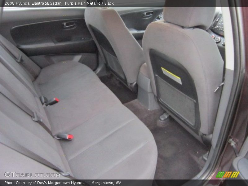 Purple Rain Metallic / Black 2008 Hyundai Elantra SE Sedan