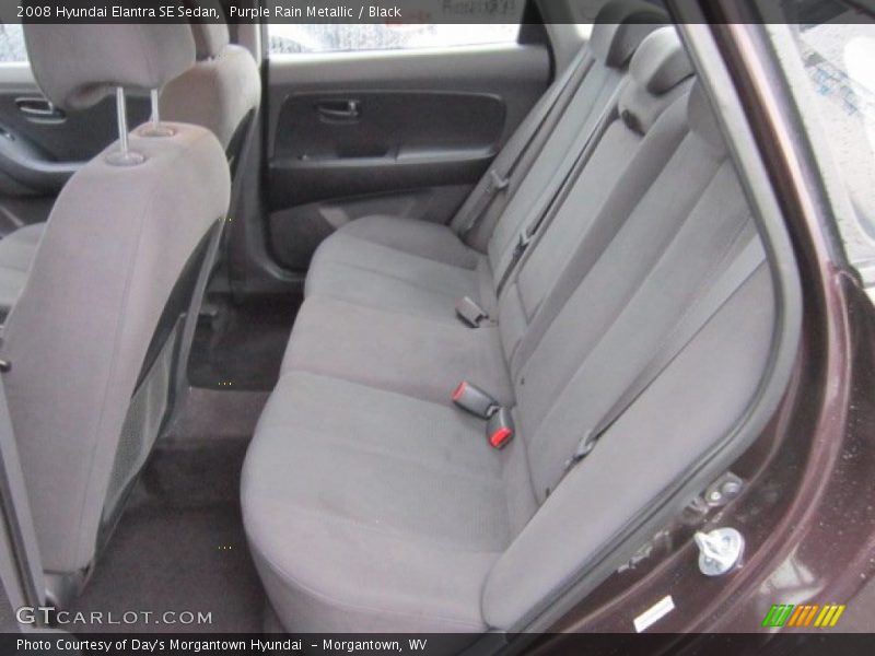 Purple Rain Metallic / Black 2008 Hyundai Elantra SE Sedan