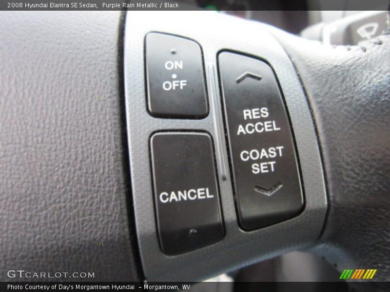 Purple Rain Metallic / Black 2008 Hyundai Elantra SE Sedan