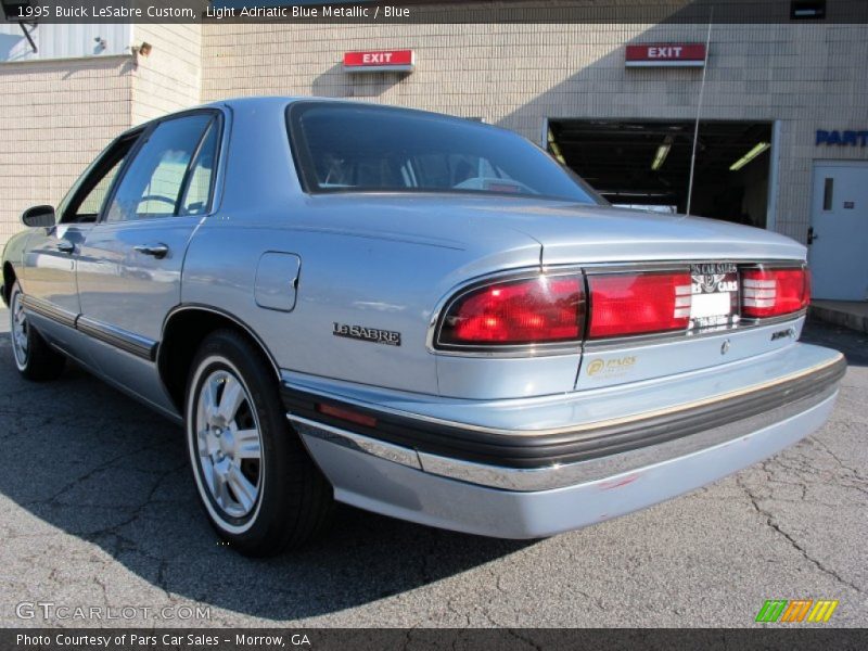 Light Adriatic Blue Metallic / Blue 1995 Buick LeSabre Custom