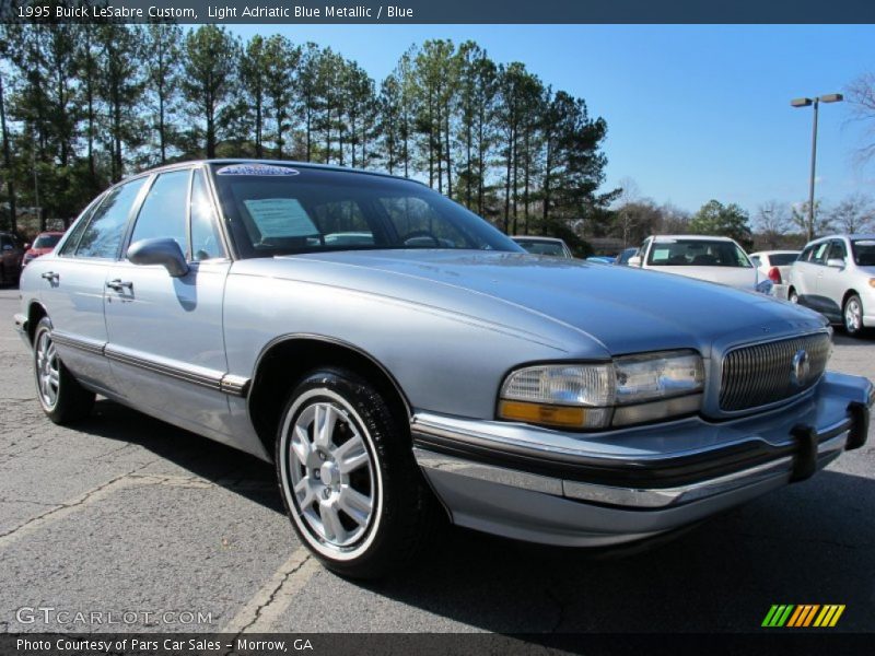 Light Adriatic Blue Metallic / Blue 1995 Buick LeSabre Custom