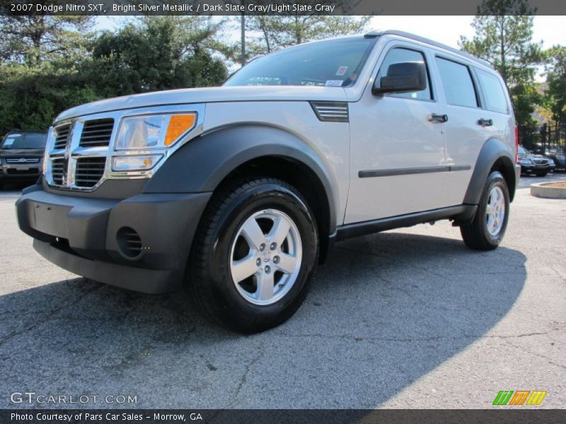 Bright Silver Metallic / Dark Slate Gray/Light Slate Gray 2007 Dodge Nitro SXT
