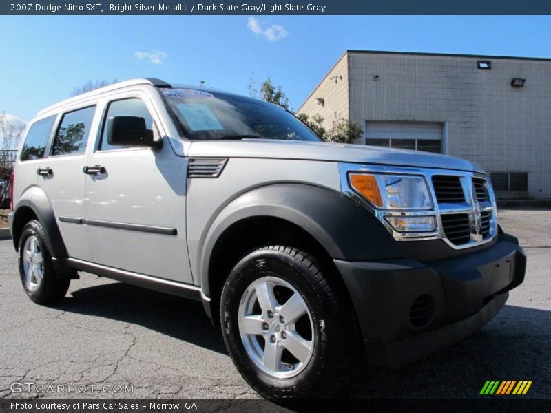 Bright Silver Metallic / Dark Slate Gray/Light Slate Gray 2007 Dodge Nitro SXT