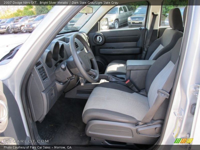 Bright Silver Metallic / Dark Slate Gray/Light Slate Gray 2007 Dodge Nitro SXT