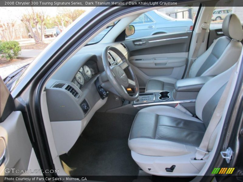Dark Titanium Metallic / Dark Khaki/Light Graystone 2008 Chrysler 300 Touring Signature Series