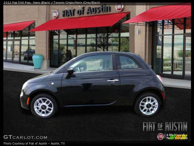 Nero (Black) / Tessuto Grigio/Nero (Grey/Black) 2012 Fiat 500 Pop