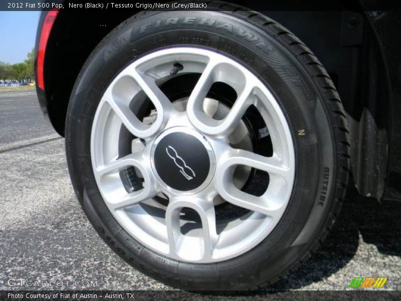 Nero (Black) / Tessuto Grigio/Nero (Grey/Black) 2012 Fiat 500 Pop