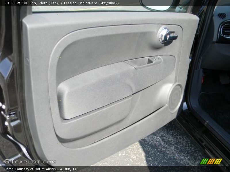 Nero (Black) / Tessuto Grigio/Nero (Grey/Black) 2012 Fiat 500 Pop