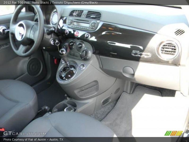 Nero (Black) / Tessuto Grigio/Nero (Grey/Black) 2012 Fiat 500 Pop