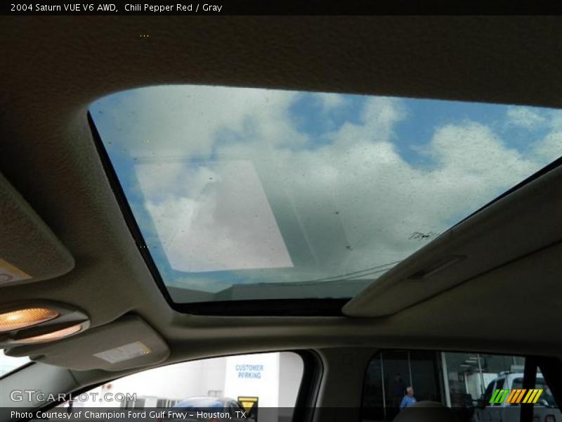 Chili Pepper Red / Gray 2004 Saturn VUE V6 AWD