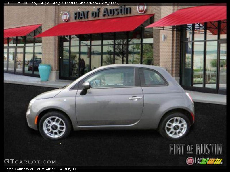 Grigio (Grey) / Tessuto Grigio/Nero (Grey/Black) 2012 Fiat 500 Pop