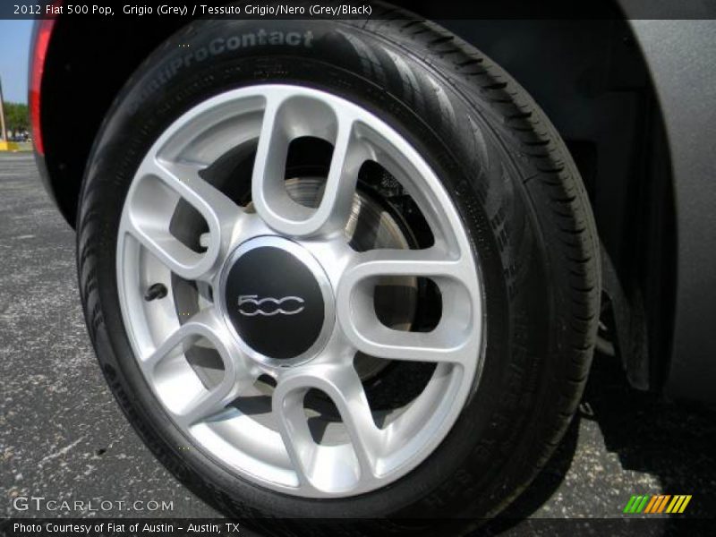 Grigio (Grey) / Tessuto Grigio/Nero (Grey/Black) 2012 Fiat 500 Pop