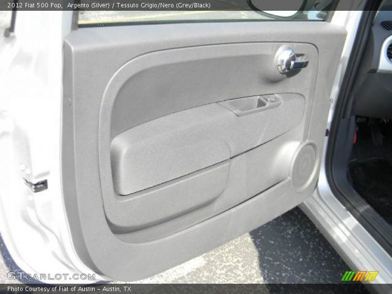 Argento (Silver) / Tessuto Grigio/Nero (Grey/Black) 2012 Fiat 500 Pop