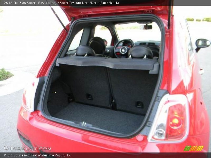 Rosso (Red) / Sport Tessuto Nero/Nero (Black/Black) 2012 Fiat 500 Sport