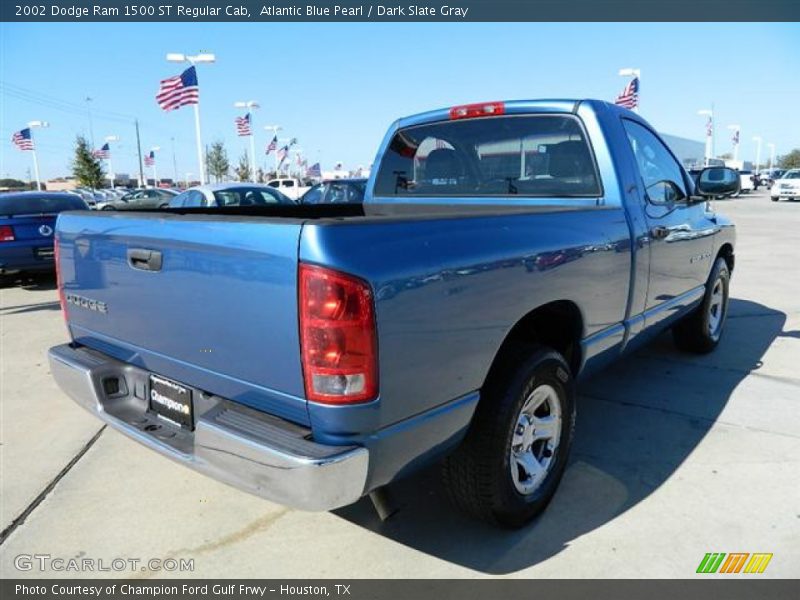 Atlantic Blue Pearl / Dark Slate Gray 2002 Dodge Ram 1500 ST Regular Cab