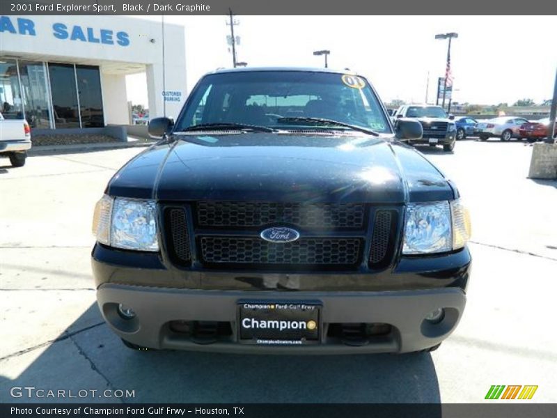 Black / Dark Graphite 2001 Ford Explorer Sport