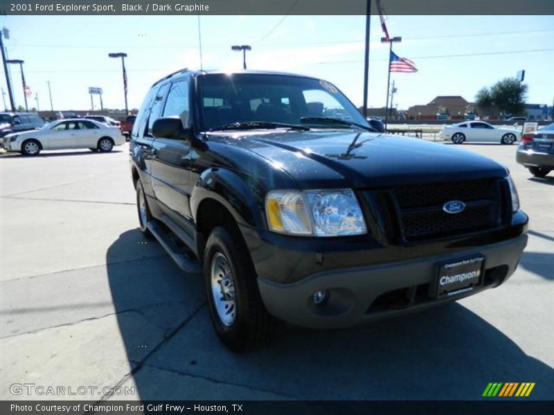 Black / Dark Graphite 2001 Ford Explorer Sport