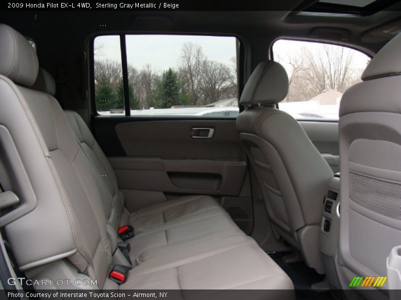 Sterling Gray Metallic / Beige 2009 Honda Pilot EX-L 4WD