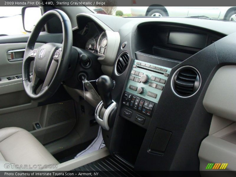 Sterling Gray Metallic / Beige 2009 Honda Pilot EX-L 4WD