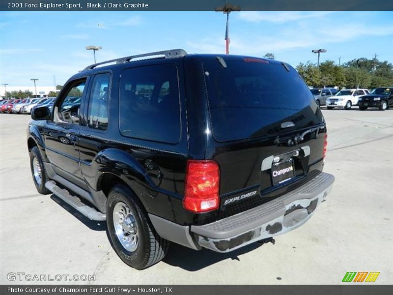 Black / Dark Graphite 2001 Ford Explorer Sport