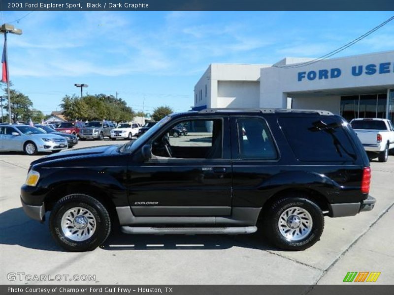 Black / Dark Graphite 2001 Ford Explorer Sport