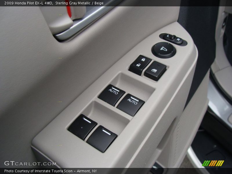 Sterling Gray Metallic / Beige 2009 Honda Pilot EX-L 4WD