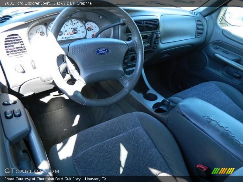 Black / Dark Graphite 2001 Ford Explorer Sport